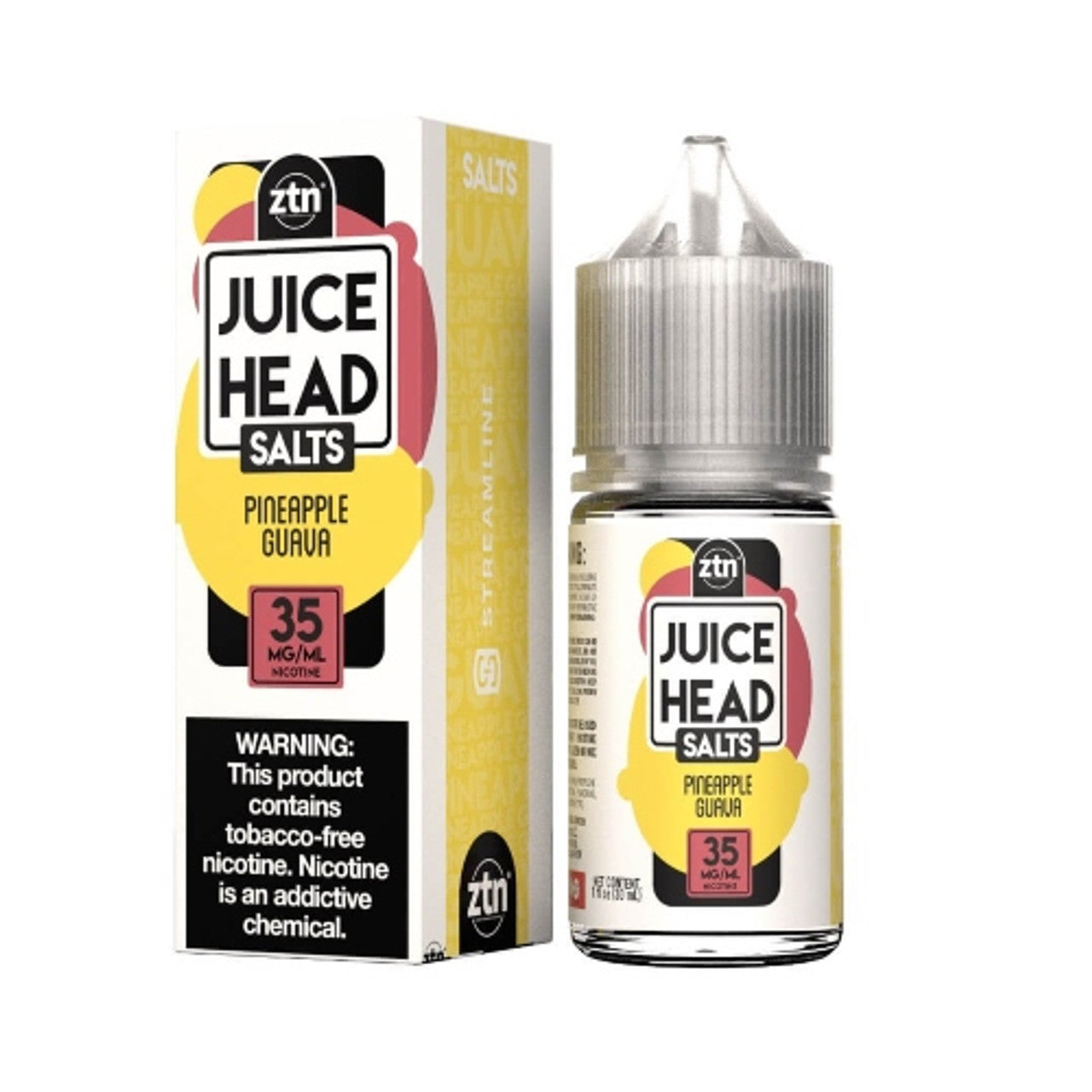 Juice-Head-Salt-E-Liquid-Pineapple-Guava-30ml Juice Head Salt E-Liquid Pineapple Guava 30ml