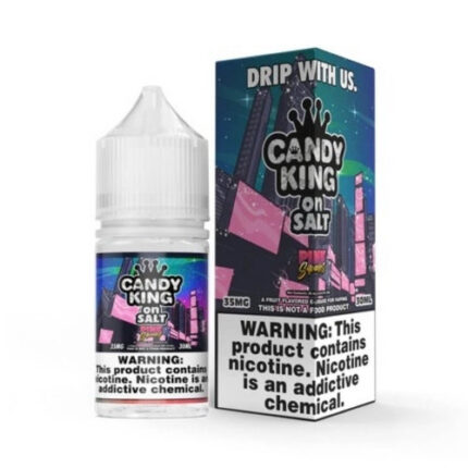 Candy King Salt E-Liquid – Pink Squares 30ml