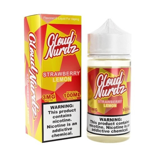 Cloud Nurdz E-Liquid – Strawberry Lemon 100ml Cloud Nurdz E-Liquid – Strawberry Lemon 100ml