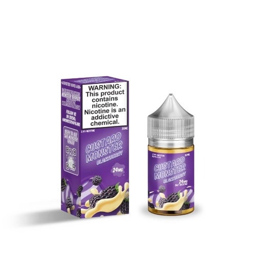 Custard Monster Salt E-Liquid – Blackberry 30ml Custard Monster Salt E-Liquid – Blackberry 30ml